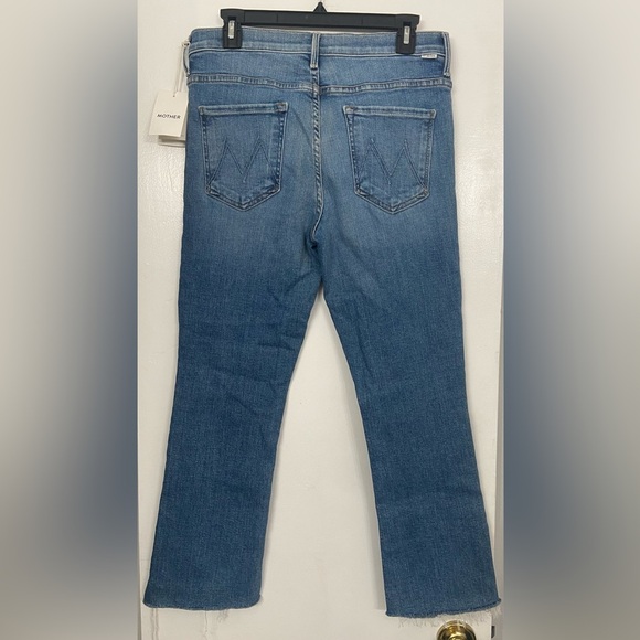 NWT MOTHER The Insider Step Fray Promises to Keep Blue Size 30 - Picture 2 of 9